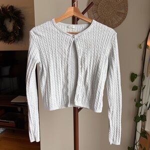 JOHN GALT GREY ZOE CARDIGAN